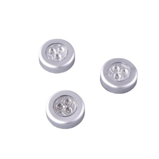 Factory supply wholesale 3LED dormitory emergency night light Pat Light Press touch cabinet light