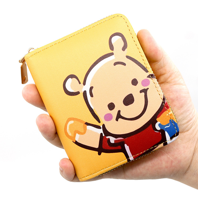 2024 mini cartoon wallet bear coin purse student card bag coin purse two-in-one carry-on in stock wholesale