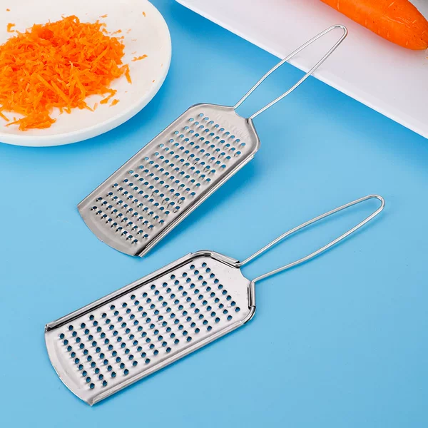 Manufacturer Wholesale Stainless Steel Grater for Home Use, Suitable for Carrots, Potatoes, Lemons, Cheese, Flat Grating, Kitchen Gadgets