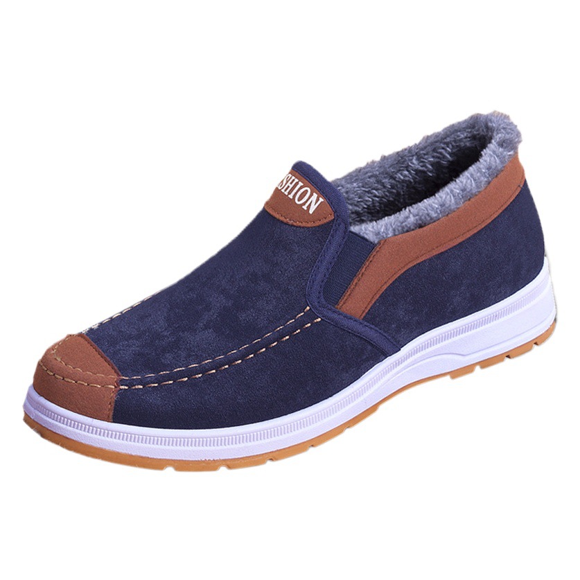 Extra-Large Cotton Shoes for Men, Winter Cotton Shoes for Men, Popular Old Beijing Cotton Shoes, Warm Cotton Shoes for the Elderly