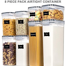 食品级方形透明套装密封罐家居用品百货面条收纳盒零食收纳储物罐