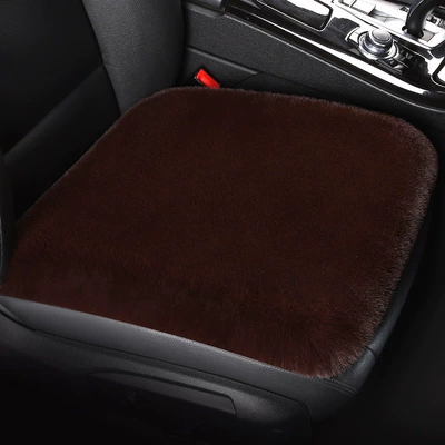 Single Piece Square Cushion Without Backrest | Wool pad - brown-1-piece