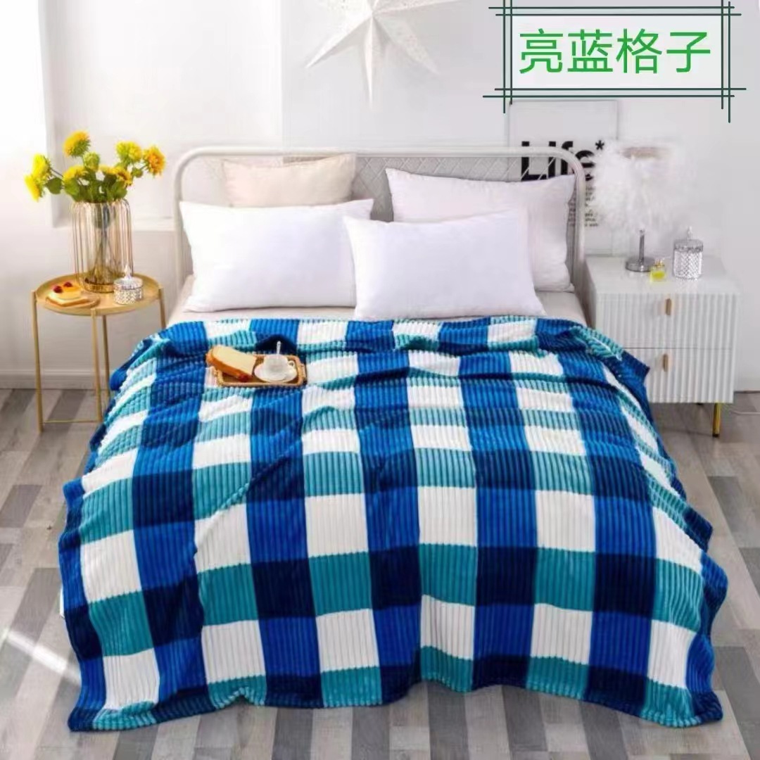 Manta de Franela para Siesta Gruesa de Poliéster Suave para Oficina y Hogar image 11