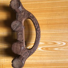 鸡翅木滚轮按摩器 四轮按摩器 八轮木质按摩车后背轮式按摩器批发