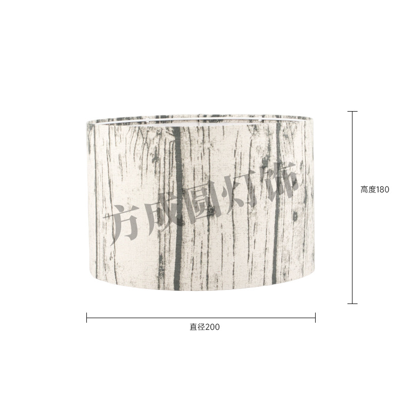 Cubierta de lámpara de tela de patrón de árbol transfronterizo lámpara de escritorio de dormitorio principal lámpara de lámpara de lámpara KD