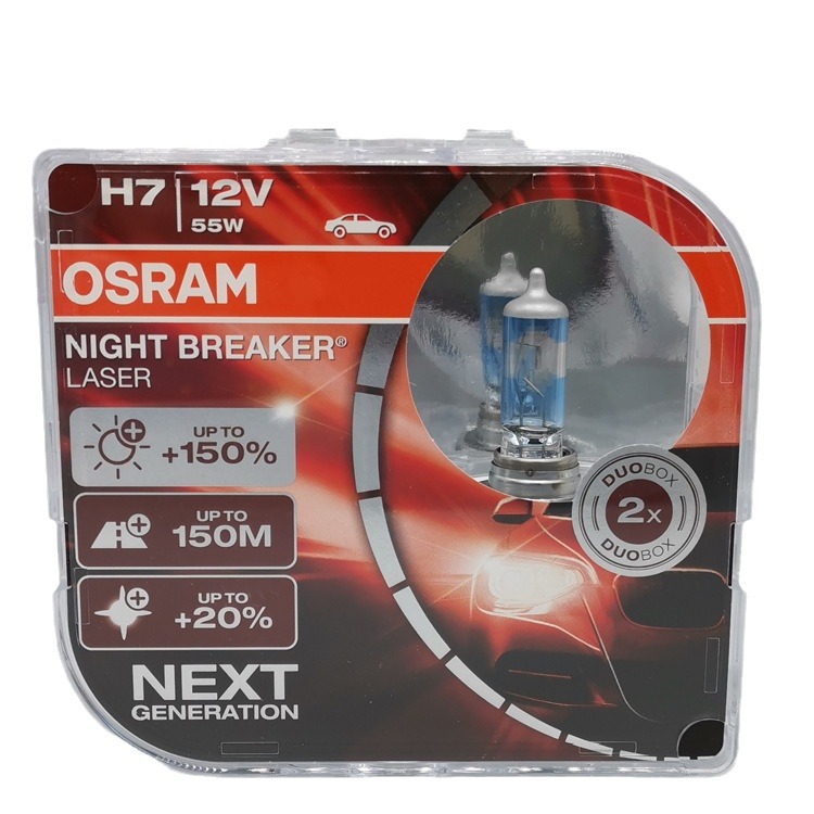 Osram de cuarta y quinta generación láser NL Nightwalker ilumina la bombilla halógena NB200