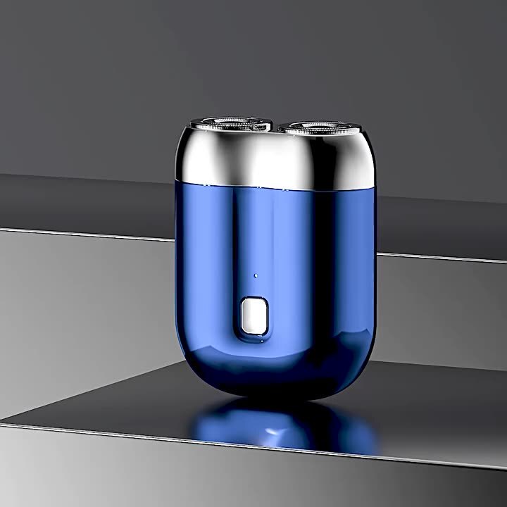 人気のミニ双頭シェーバー電動ポータブルシェーバー男性用 USB 充電式全身洗えるシェーバー|undefined