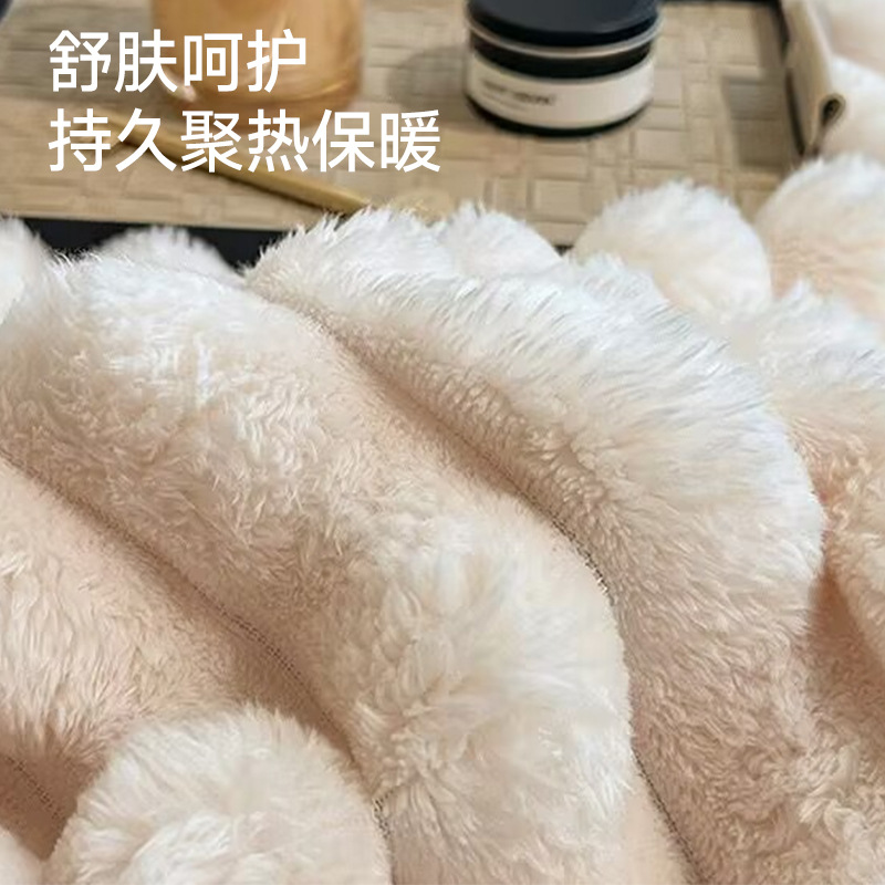 夏季毛毯午睡毯办公室披肩珊瑚绒空调小毯子学生宿舍午休沙发盖毯