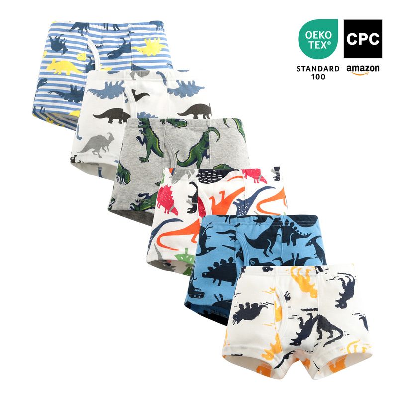European and American Children's Underwear Boys' 100% Pure Cotton Ribbed Baby Boxer Shorts Cross-Border Cpsc Boxer Briefs European and American Children's Underwear Boys' 100% Pure Cotton Ribbed Baby Boxer Shorts Cross-Border Cpsc Boxer Briefs