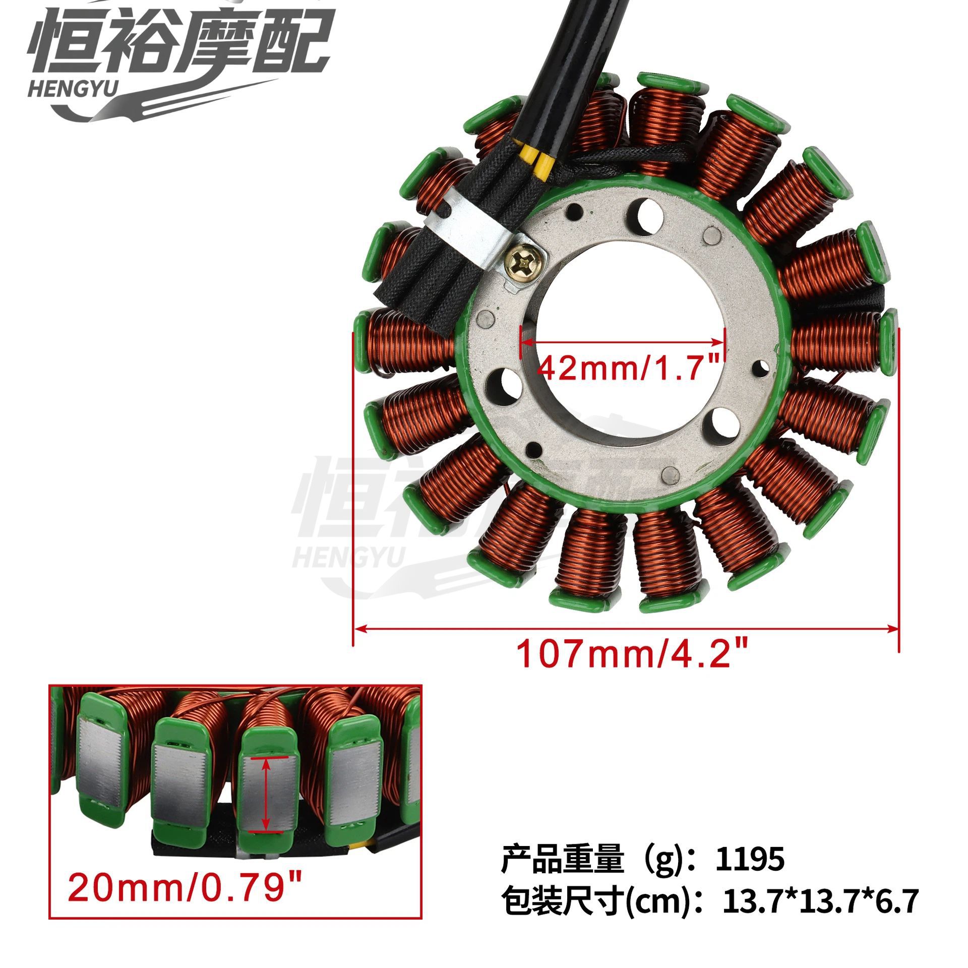 Suitable for Kawasaki KLX250 D-Tracker X KLX250SF magneto stator ignition coil 08-16