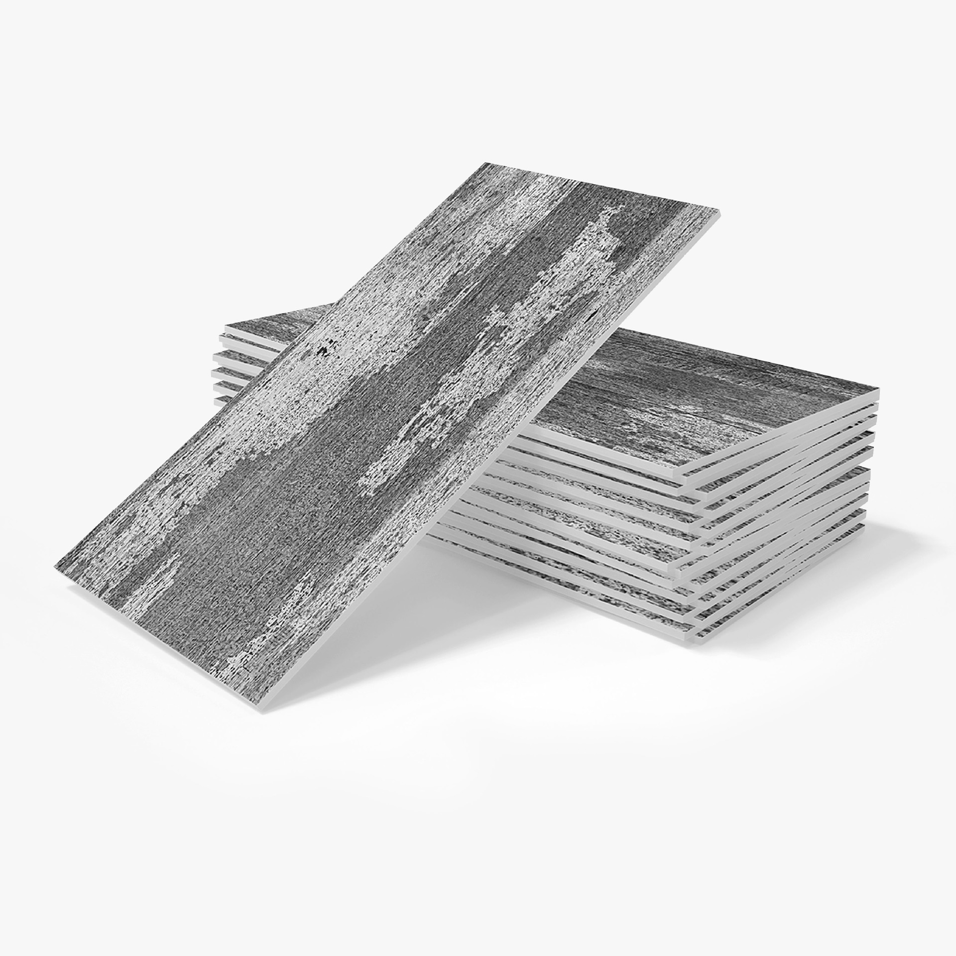 16-piece estilo industrial esmerilado espuma PE etiqueta de la pared autoadhesiva impermeable a prueba de humedad cocina baño extraíble decoración de la pared