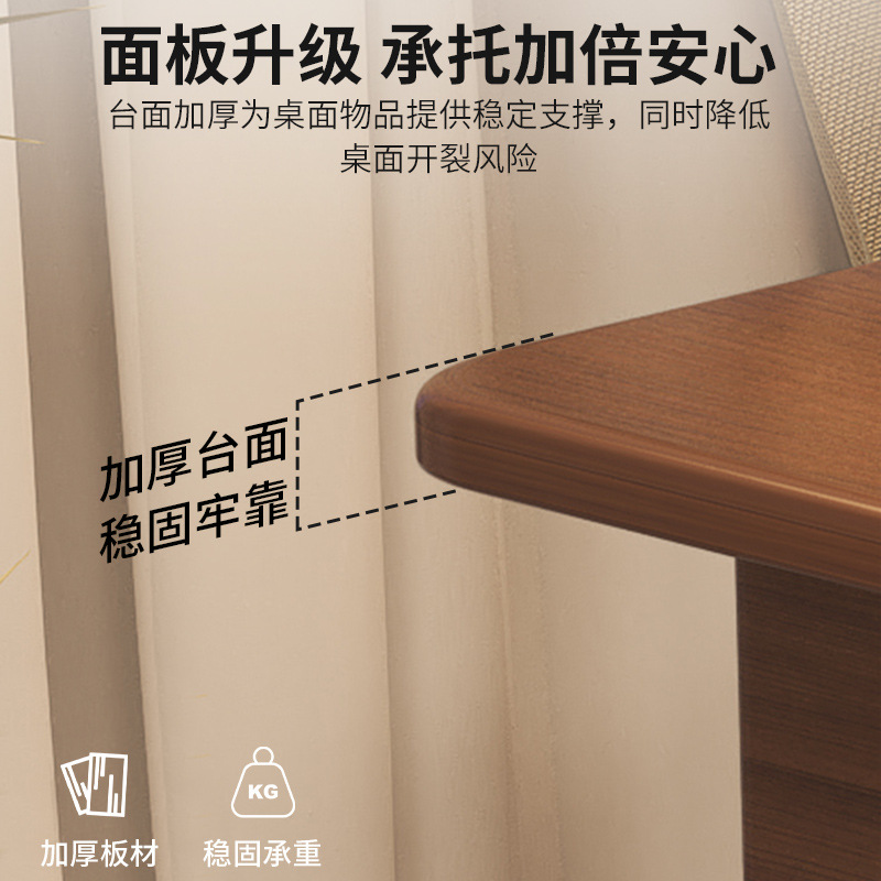 Escritorio de libro simple Escritorio de computadora Escritorio de madera maciza Patas de escritorio simple Dormitorio en casa Escritorio de aprendizaje para estudiantes