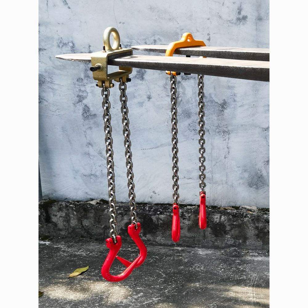 起重叉车勾勾尖嘴四链吊链链挂吊环铁链钢管吊钩卸车锰钢抓钩其他