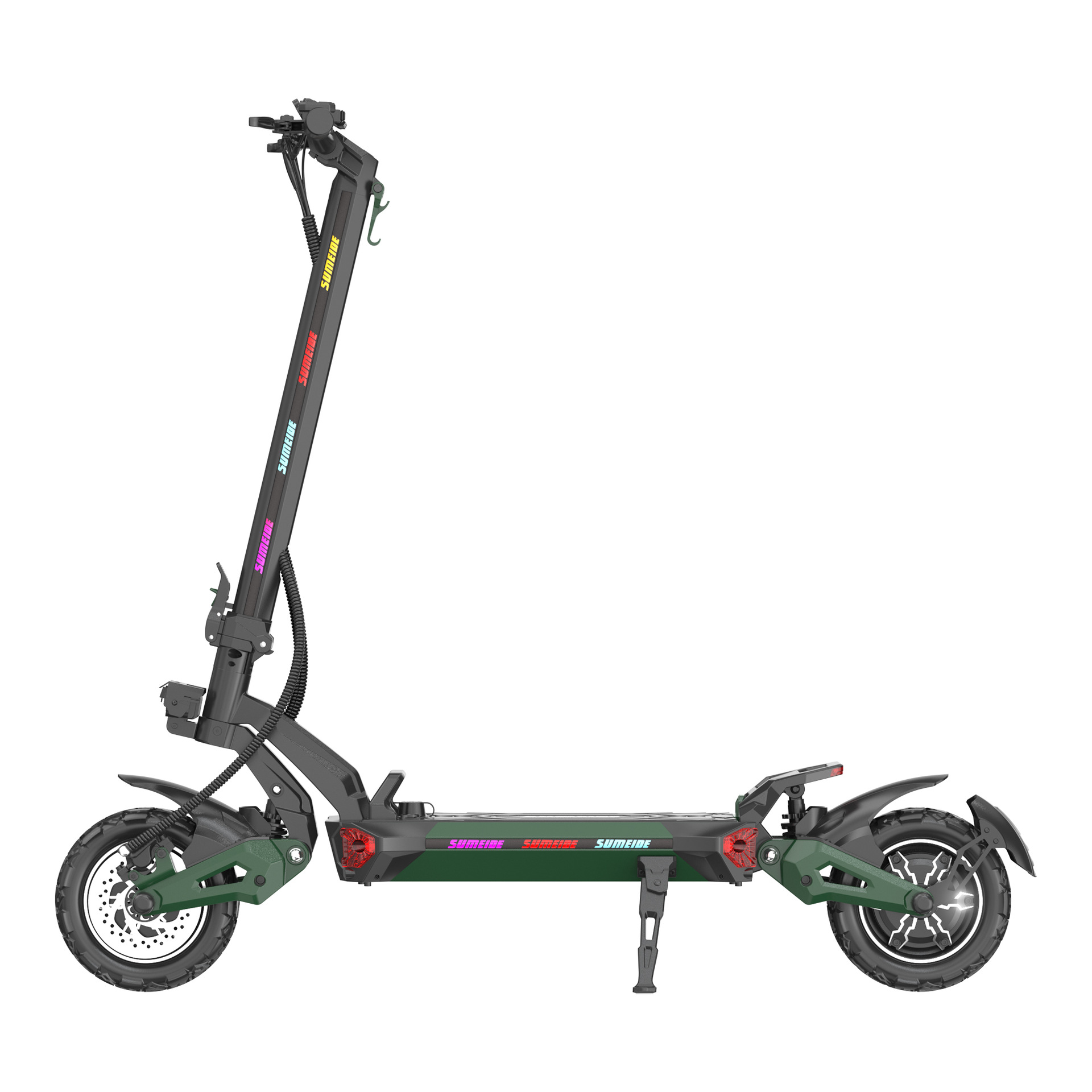 New adult foldable electric scooter with high power, long battery life, portable mini two-wheeled electric vehicle