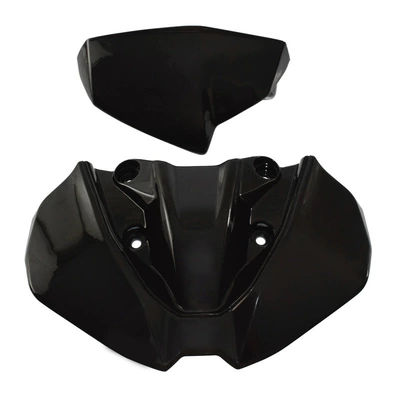 Suitable for Yamaha MT-09 18-20 modified motorcycle hood protection plate Hood deflector (Motorcycle Fender) - bright-black