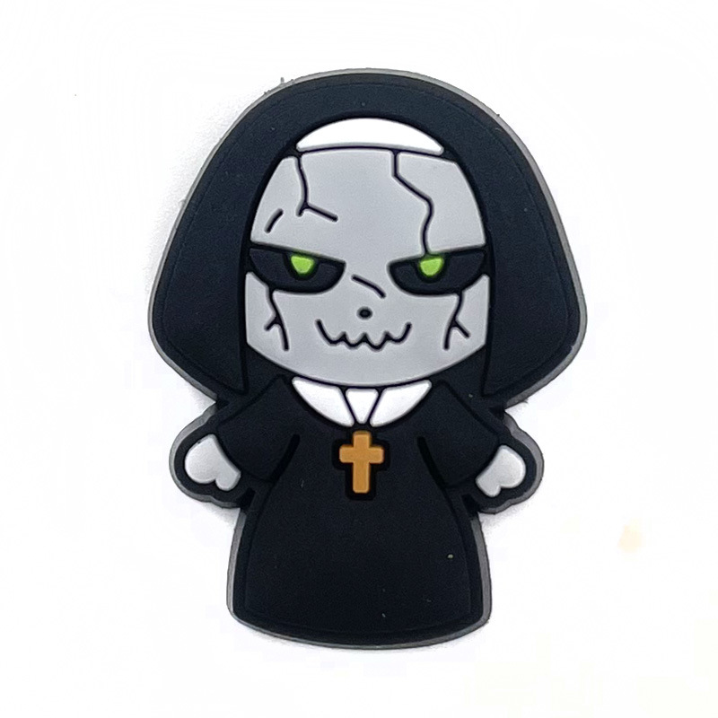 Nuevos zapatos de Halloween zapatos de flores hebilla Croc zapatos de jardín hebilla decorativa