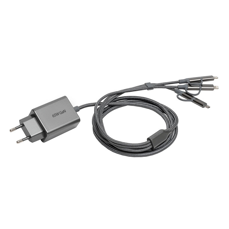 Gallium Nitride Charger Pd65W Type-C/L/Micro USB 6-in-1 Power Switching Travel Charger Gallium Nitride Gallium Nitride Charger Pd65W Type-C/L/Micro USB 6-in-1 Power Switching Travel Charger Gallium Nitride