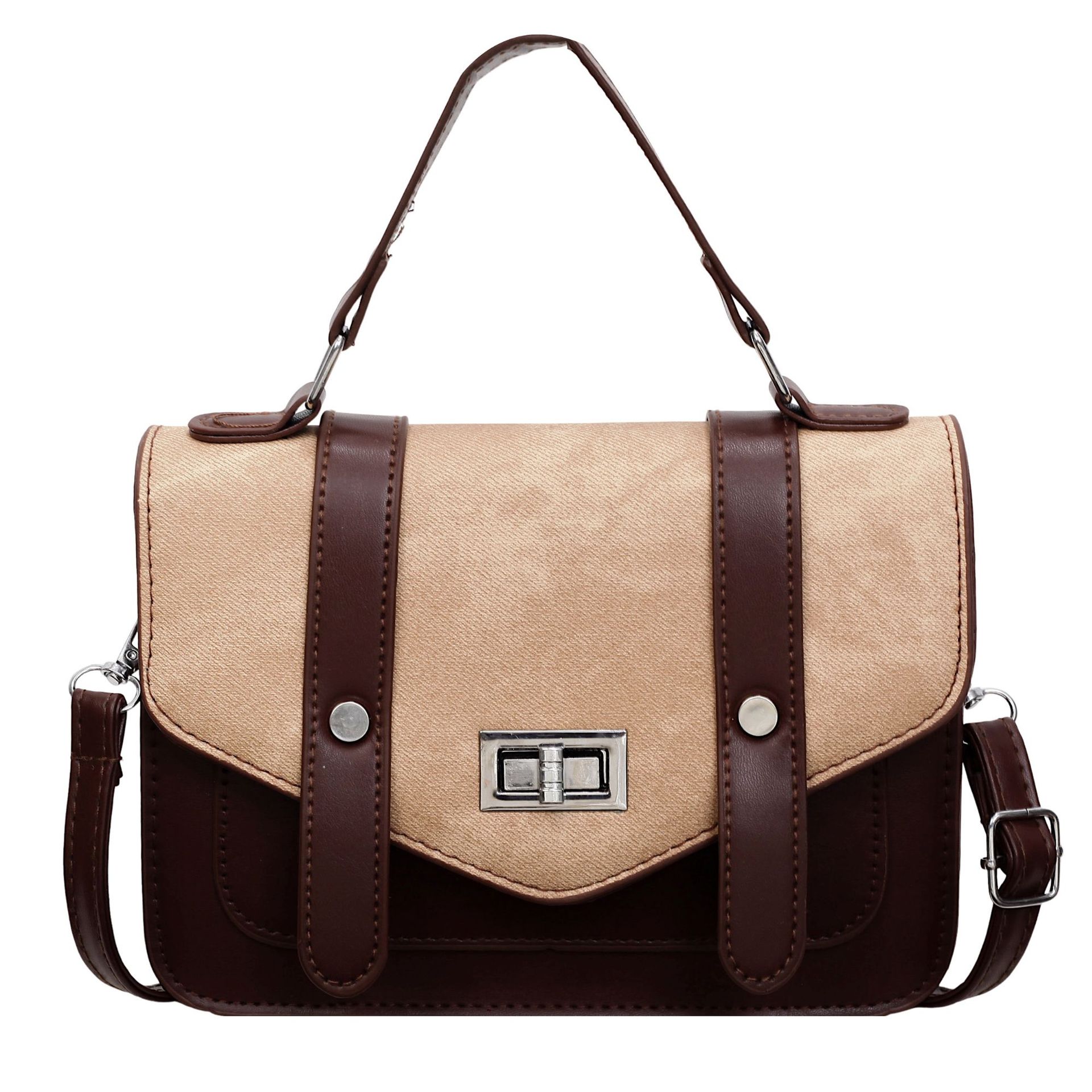 Casual bolso cuadrado simple 2026 nueva moda de color de gran capacidad de transporte de hombro bolso de mano mujer
