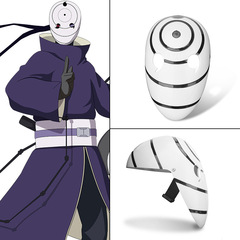 Mask animation peripheral Obito mask Abiban cosplay costume ninja props accessories mask blood wheel eye