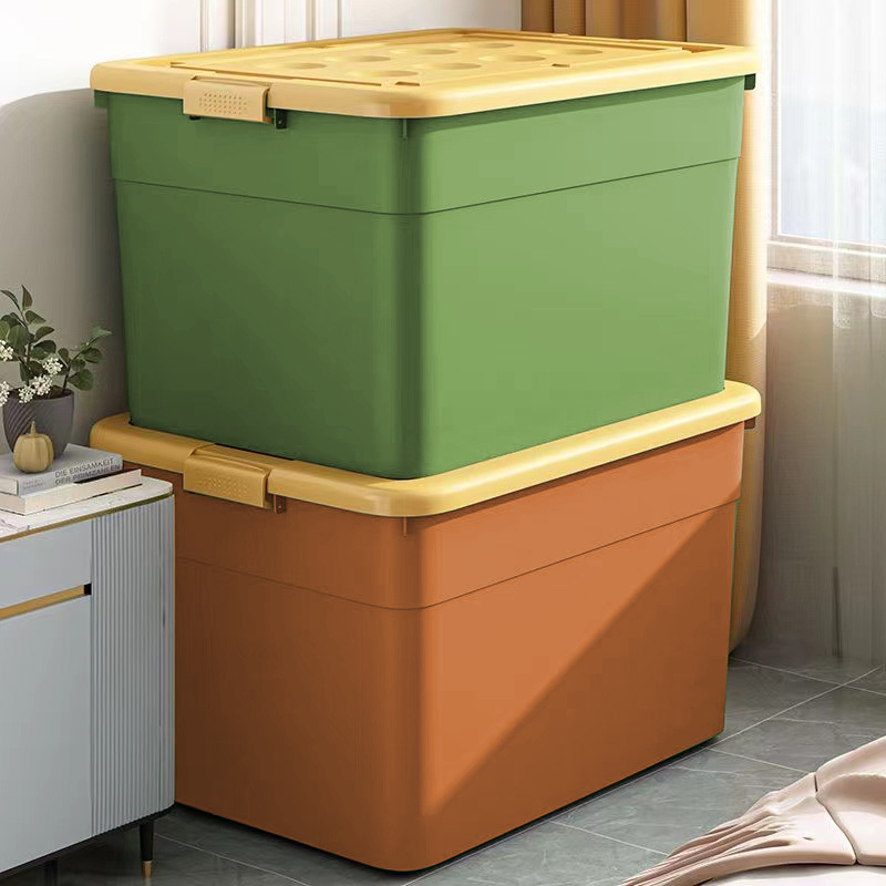 Storage Box for Household Clothes, Toys and Books, Extra Large Capacity Plastic Storage Box, Thickened Wardrobe Storage Box