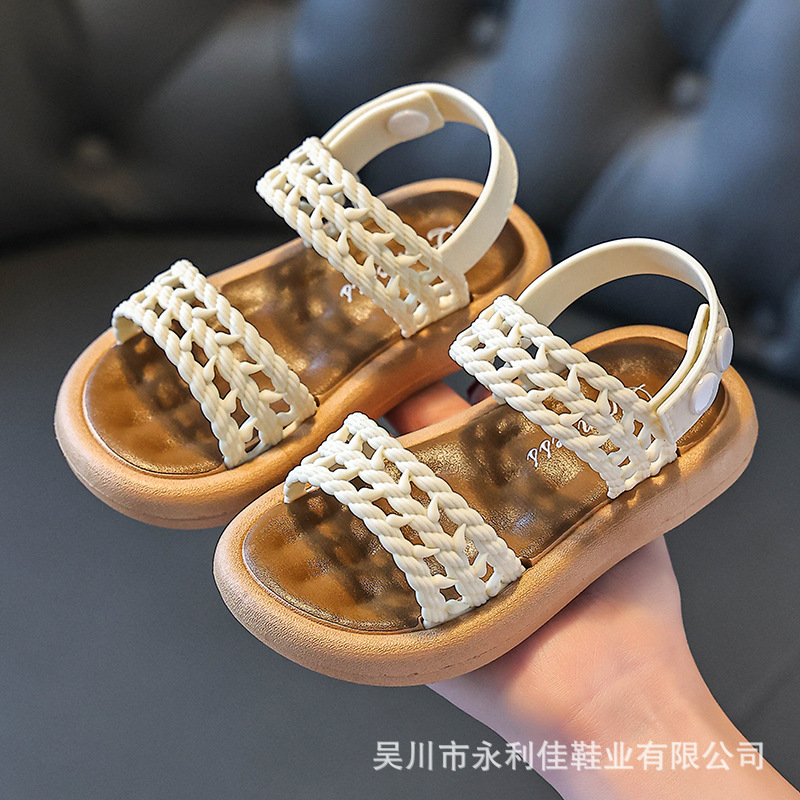Fábrica de sandalias para niñas de verano para niños pequeños y medianos nuevos productos de exportación de comercio exterior al por mayor de sandalias para bebés de niñas