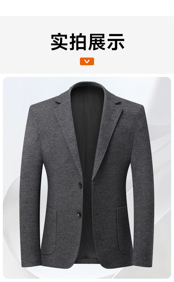 Áo vest nam phom ôm nhẹ, hai lớp lót bông dày dặn, co giãn, không cần ủi, giặt máy được — thanh niên màu xám chi tiết 13