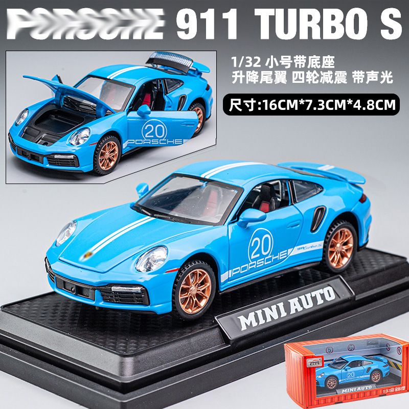 (En caja) 1:32 modelo de coche de aleación para niños, coche de juguete artificial para niños, venta al por mayor