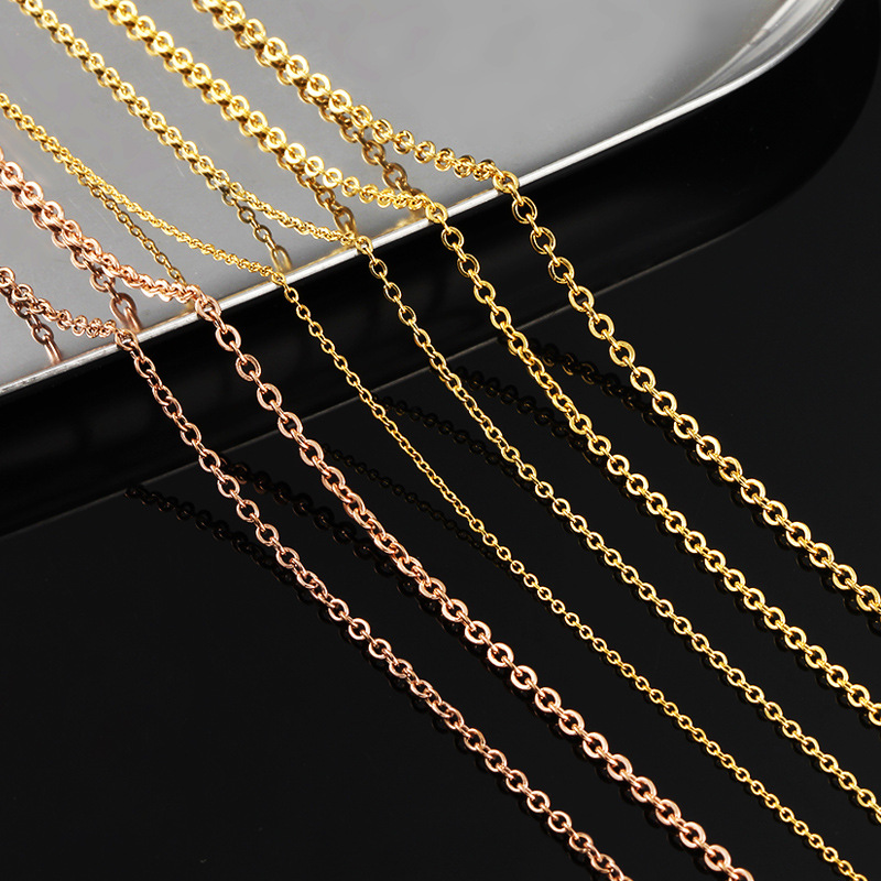 Chain Jewelry Making Type 1 Piece 304 Stainless Steel Cable Chain Jewelry Accessories
