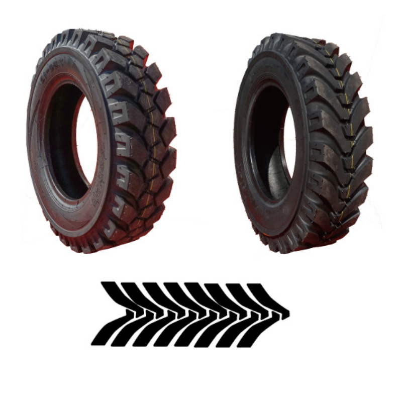 玉米联合收割机挖沟机7.5-16中耕机收获机轮胎人字球形