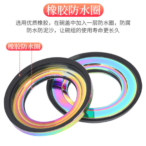 Lebaike bicycle bowl set, bearing wrist set, mountain bike colorful seven-color front bowl, road bike