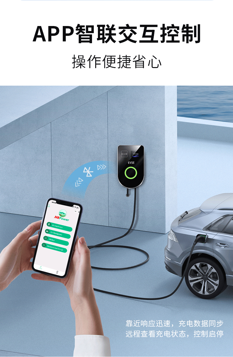 Cross-Border Type2 European Standard Charging Gun 7Kw Ev Charger New Energy Vehicle Ac Home Charging Station