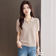 polo�����T��Ůװ�ļ�2026�¿�����������װ���·����˿��֯��