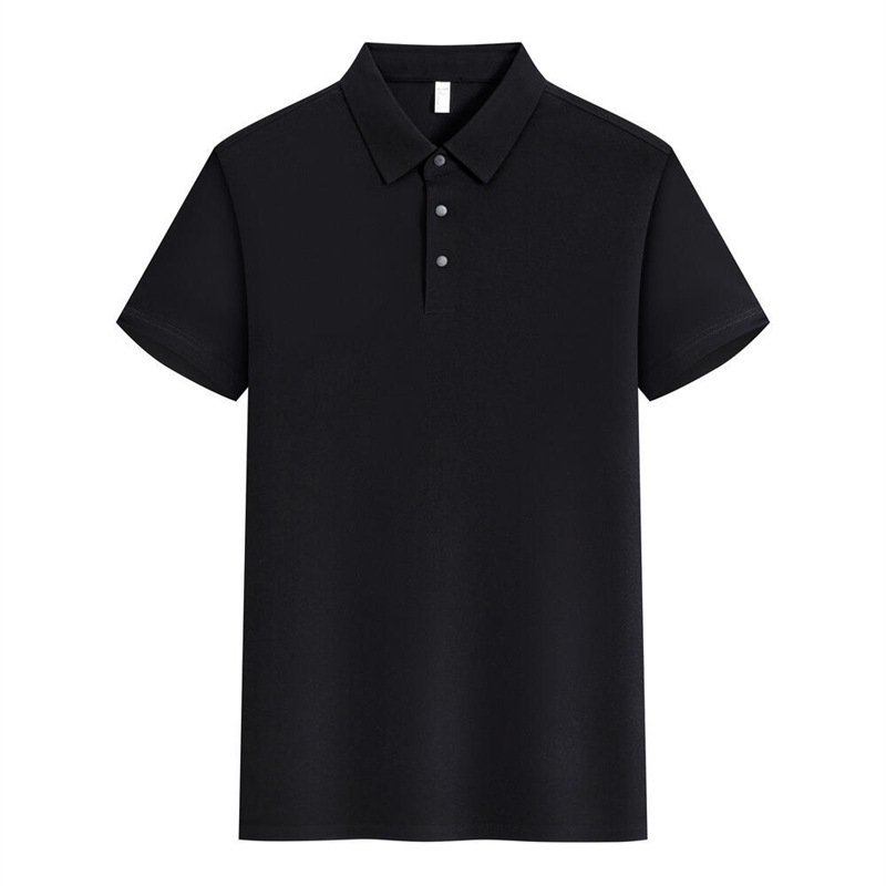 Mulher de seda de manga corta polo personalizado logotipo de verano masculino y femenino camiseta de collar bordado modelo