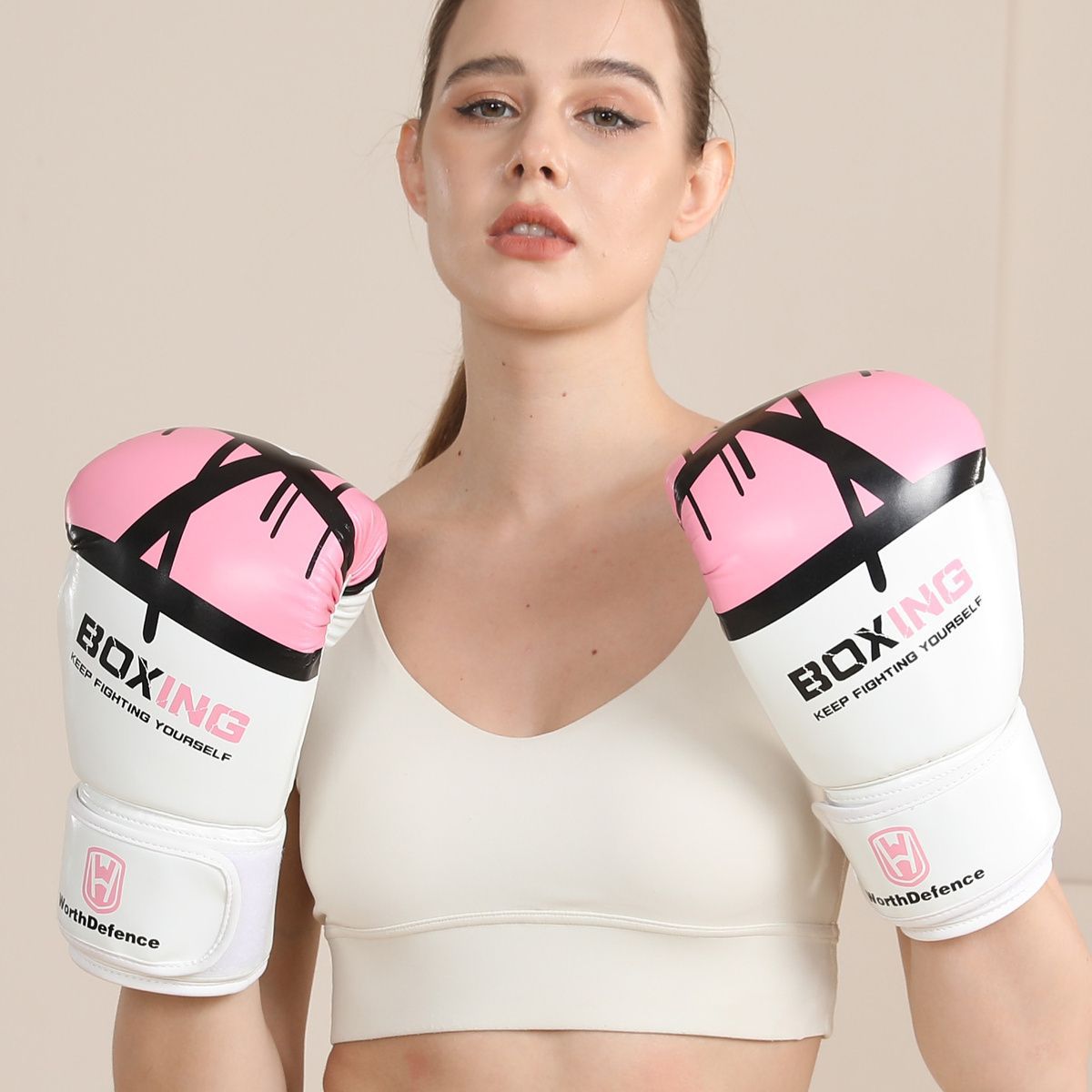 Guantes de boxeo Hombres y mujeres Fitness Niños Adultos Adolescentes Taekwondo Sanda Entrenamiento de lucha Guantes de boxeo