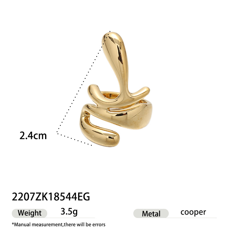 Lujo ligero, sentido de alta gama, personalidad, pendientes irregulares, temperamento, viento frío, clip de hueso de oreja, moda, todo fósforo, nuevo estilo de verano