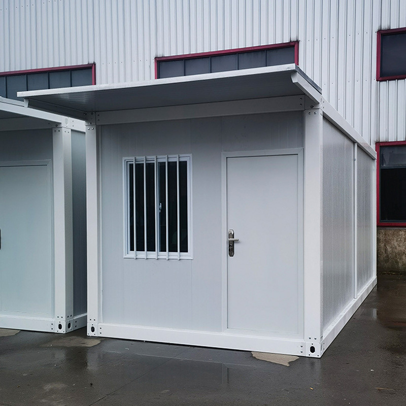 Contenedor móvil Casa de tablero móvil Caja ensamblada Sitio de construcción Dormitorio Residente Casa de contenedor Casa móvil de placa de acero de color