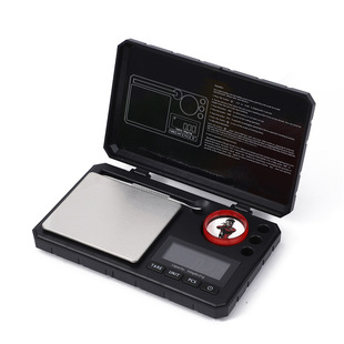 Cross-border electronic jewelry scale portable pocket electronic scale scale cigarette grinder electronic scale suit factory direct supply