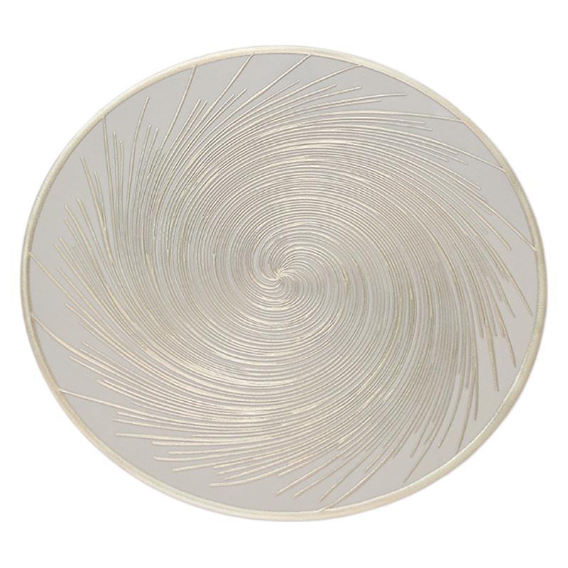 Transfronterizos hogares de mesa de comedor de PVC impermeable, anti-deslizante, creativo, almohadilla de comedor redonda, almohadilla de cocina vórtice