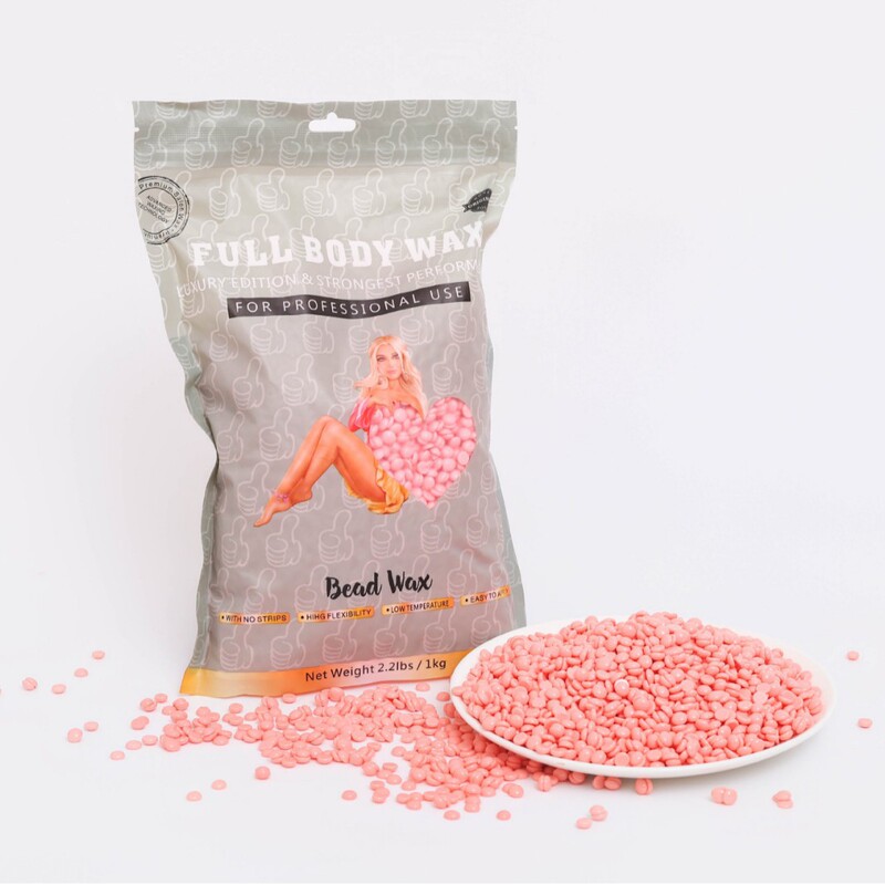 Cross-Border 1kg Rosin-Free Hair Removal Wax Beans, Paper-Free Solid Hard Wax, Hair Removal Pearl Wax Beads for Beauty Salons