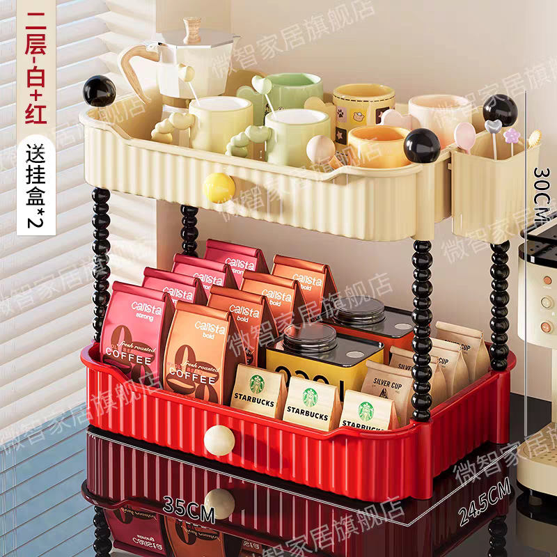 2401 countertop red + white + hanging box