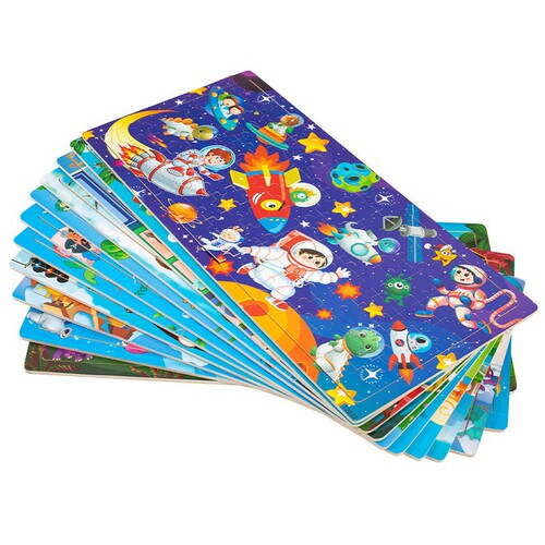 Wooden wooden children's infant and early education educational puzzle 120 piece jigsaw puzzle toy street stall hot sale manufacturer