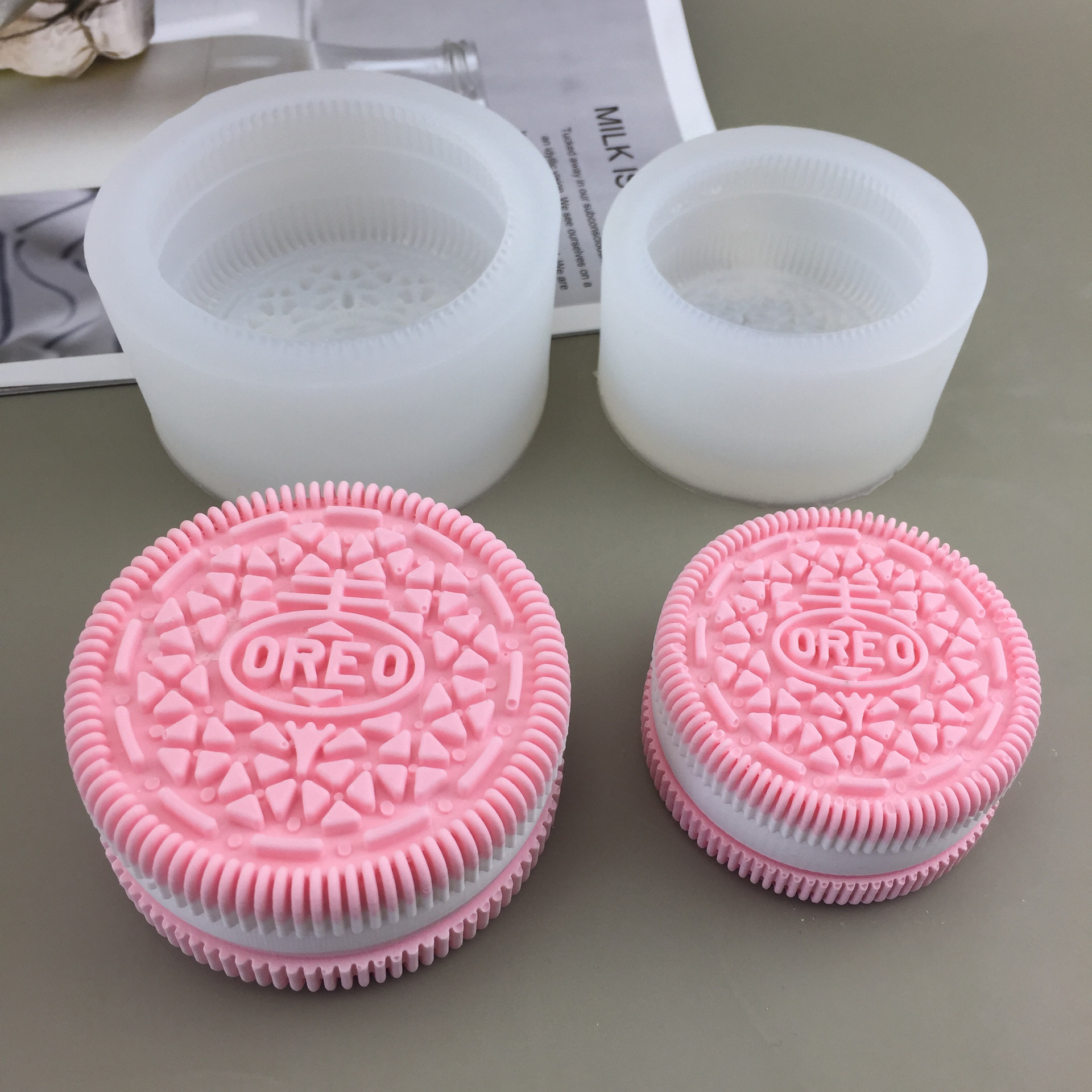 Симулятор печенья Oreo силиконовая форма соевого молока Shuflei кексы с ароматерапией гипс свечи декоративные формы