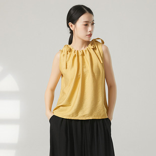 Modern Dance Practice Clothes for Women Summer Classical Dance Yoga Sleeveless Tops Daily Strappy Vests
