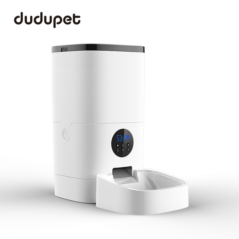 跨境供应智能喂食器宠物用品猫粮狗粮自动定时狗狗自助投食机猫碗