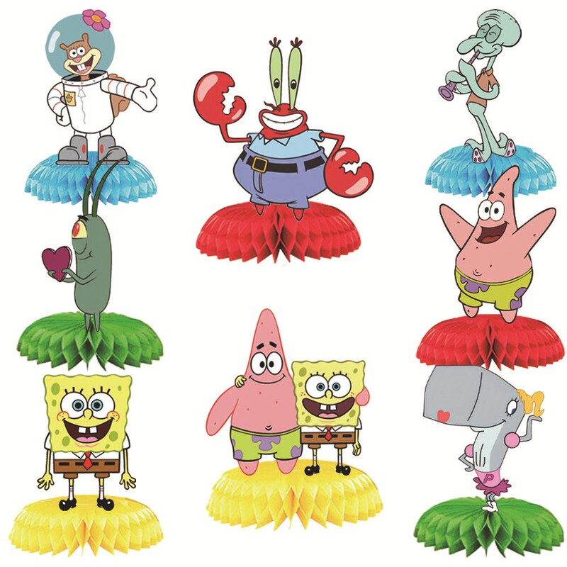 Spongebob Honeycomb Decorations for Birthday Parties, Tabletop Decorations, Dining Table Gatherings, Honeycomb Display Stands, Paper Honeycomb Bases Spongebob Honeycomb Decorations for Birthday Parties, Tabletop Decorations, Dining Table Gatherings, Honeycomb Display Stands, Paper Honeycomb Bases