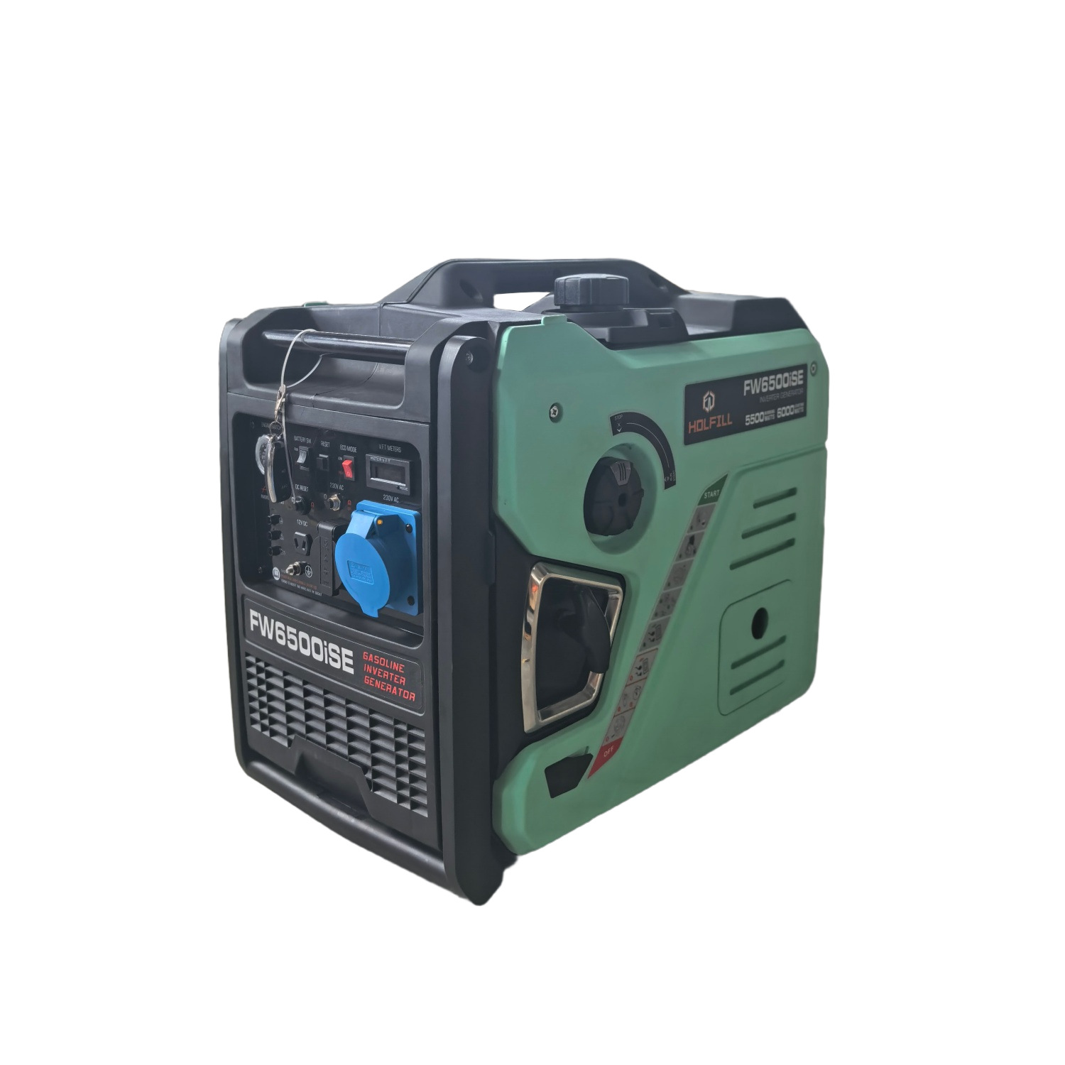 6kW 230V gasoline LPG dual-fuel silent inverter generator outdoor portable permanent magnet 50HZ