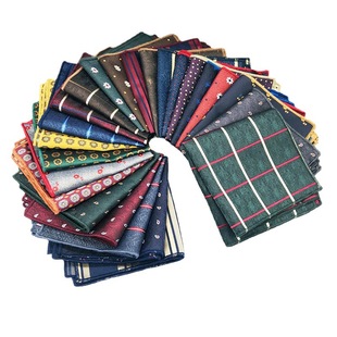 Men's Suit Dress Pocket Square Casual Small Square Casual Fashion Floral Pattern Breast Square