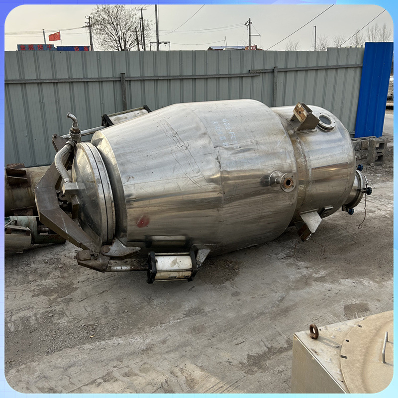 304不锈钢提取罐 静态提取罐 直筒提取罐 发酵提取二手化工设备