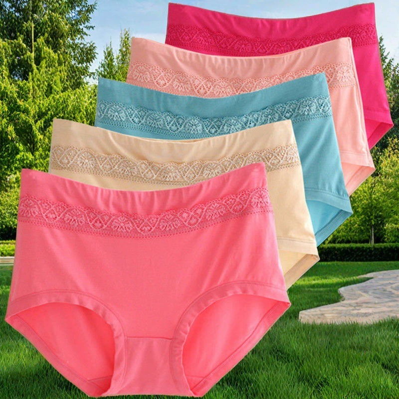 [Clear up at a loss] 5 packs of lace mid-waist women's underwear girls' underwear [good goods preferred]