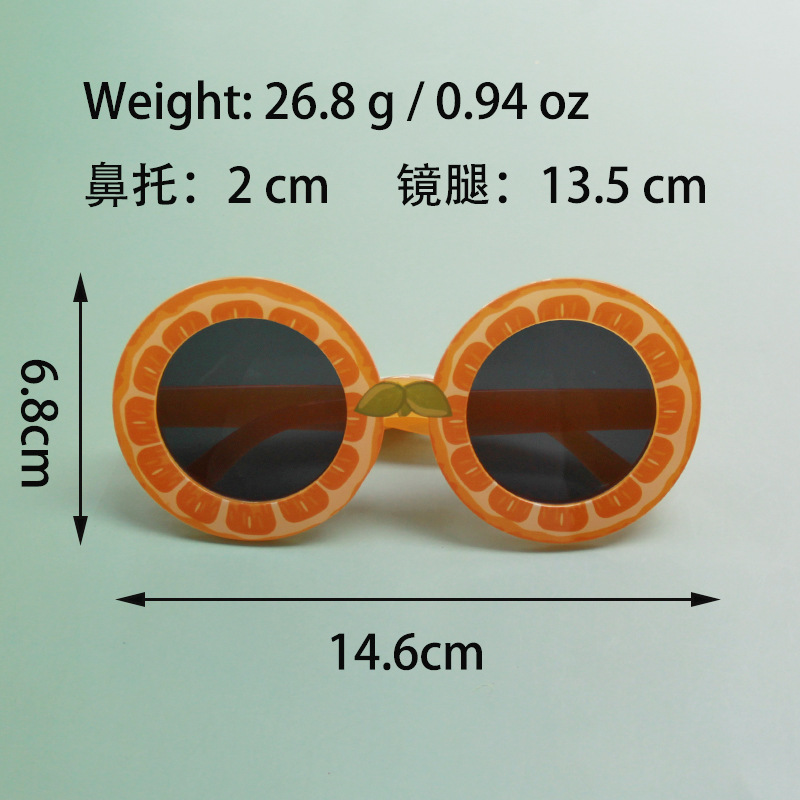 Extraño gafas de fiesta hawaiana fruta modelado sandía ojos de fresa piña y otros accesorios de playa de verano gafas de sol